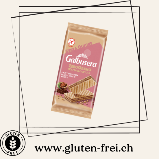 Galbusera ZeroGrano Wafer Nocciola / Hazelnut gluten-free